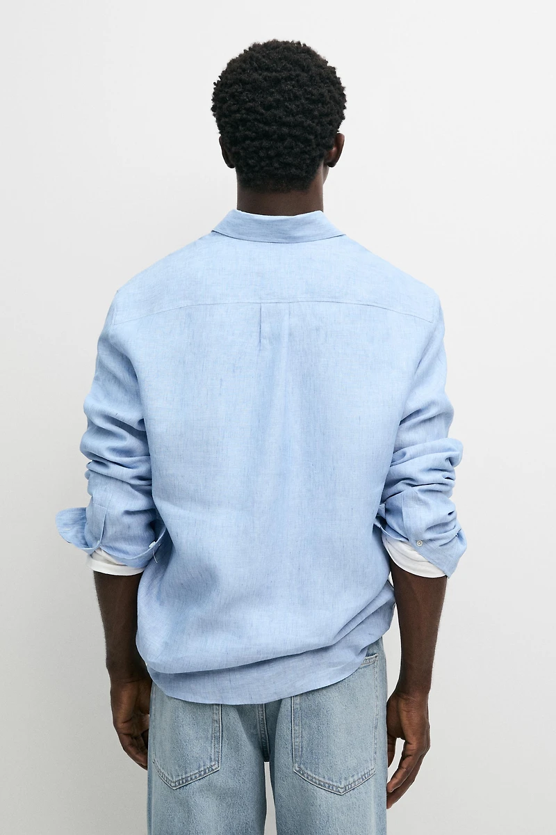 100% Linen Regular Fit Shirt