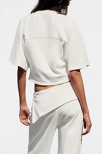 CAPE SLEEVE SWEATSHIRT
