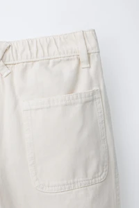 HERRINGBONE CARGO PANTS