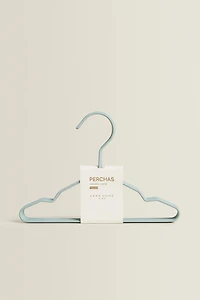 PACK OF RUBBERIZED BABY HANGERS (PACK 6)