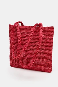 MINI SAC SHOPPER EN RAFIA