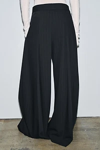 ZW COLLECTION PINSTRIPE PLEATED PANTS