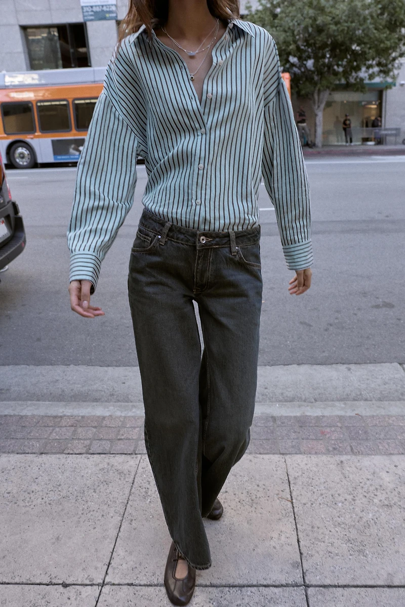 Z1975 WIDE LEG LOW-RISE JEANS