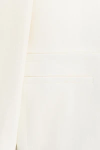 ZW COLLECTION LINEN BLEND DOUBLE BREASTED BLAZER
