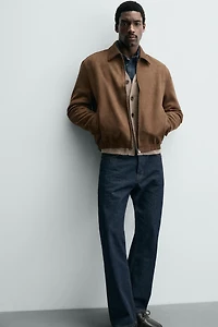 FAUX SUEDE JACKET