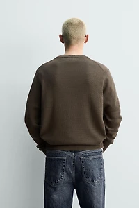 REGULAR FIT COTTON JUMPER