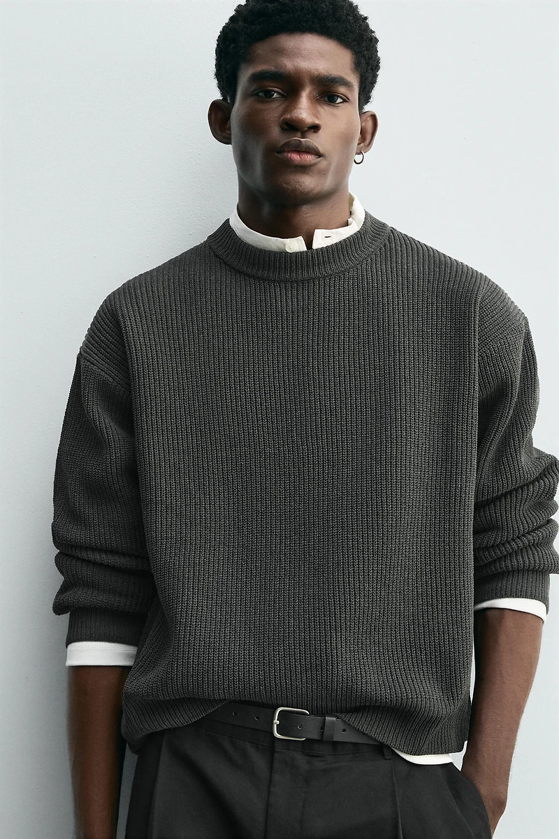 PULL STRUCTURÉ CHENILLE