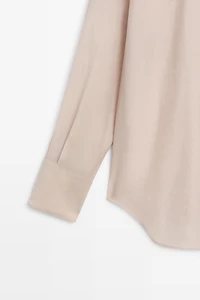 Semi-sheer flowing shirt - STUDIO