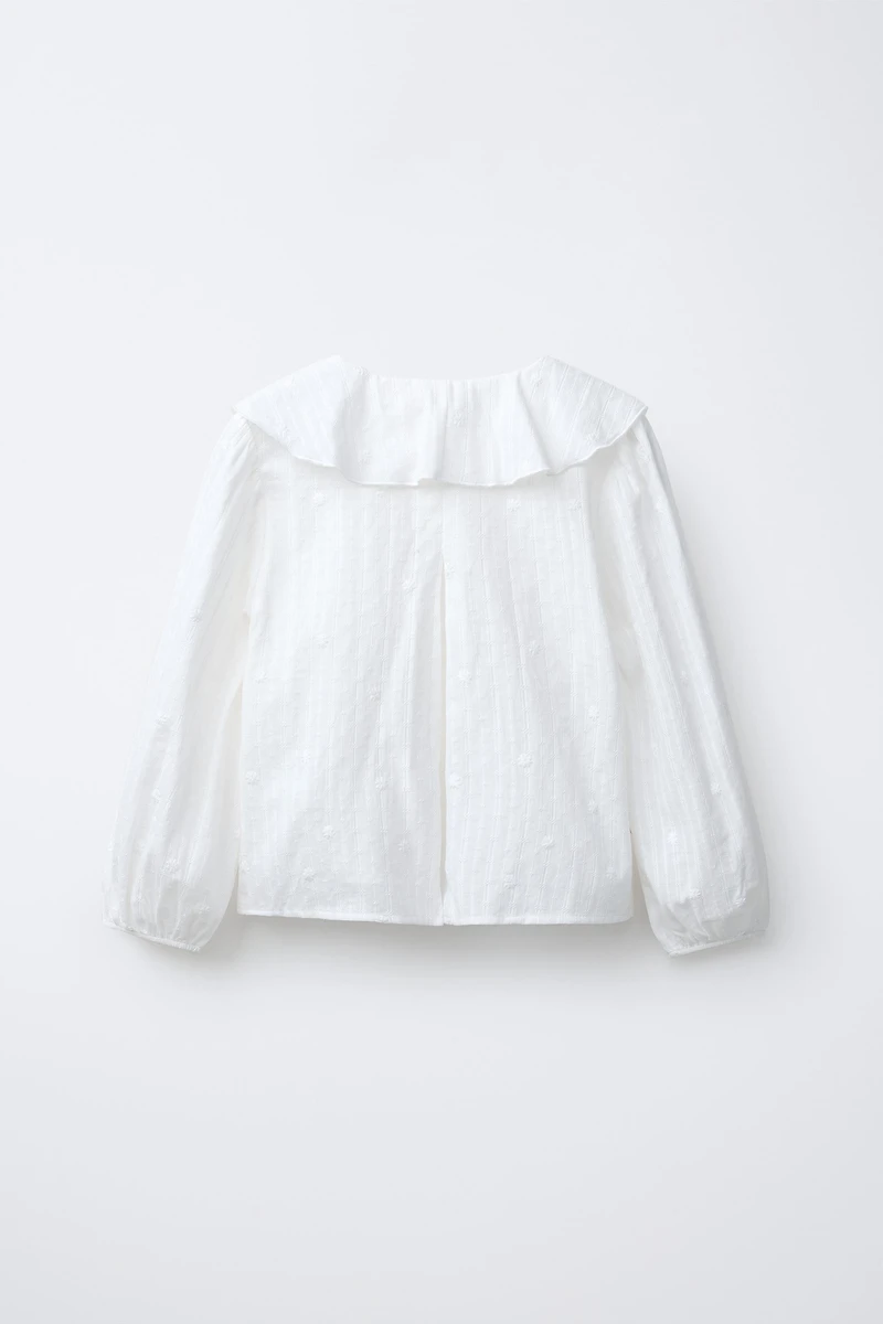 EMBROIDERED FLORAL ROMANTIC SHIRT