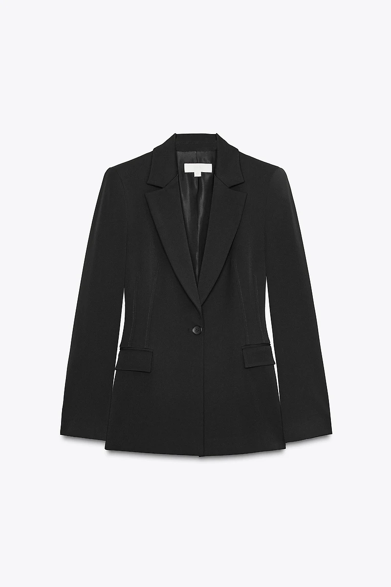 ONE-BUTTON TAILORED BLAZER