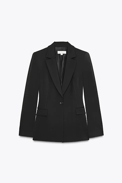 ONE-BUTTON TAILORED BLAZER
