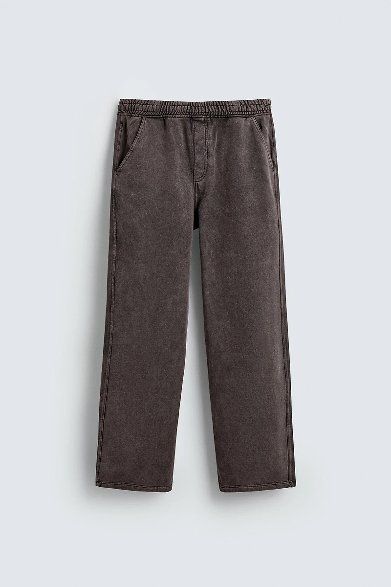 WASHED RELAXED FIT JOGGER PANTS