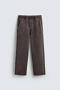 WASHED RELAXED FIT JOGGER PANTS