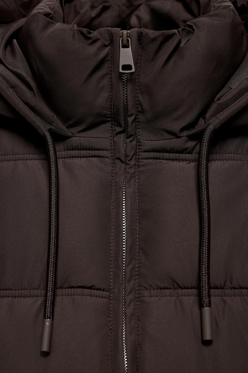 WATER REPELLENT WINDPROOF SHORT PUFFER ANORAK