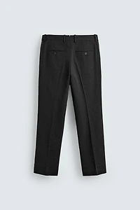 TEXTURED COTTON - WOOL PANTS LIMITED EDITION