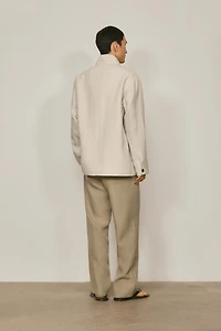 High neck linen jacket - LIMITED EDITION
