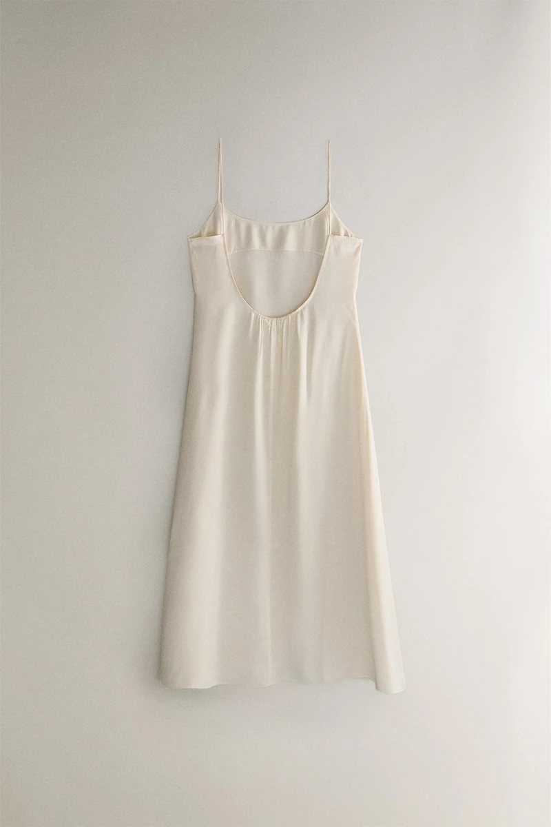 CHEMISE DE NUIT SOIE BEIGE