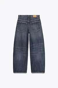 TRF MID-RISE BAGGY BALLOON JEANS