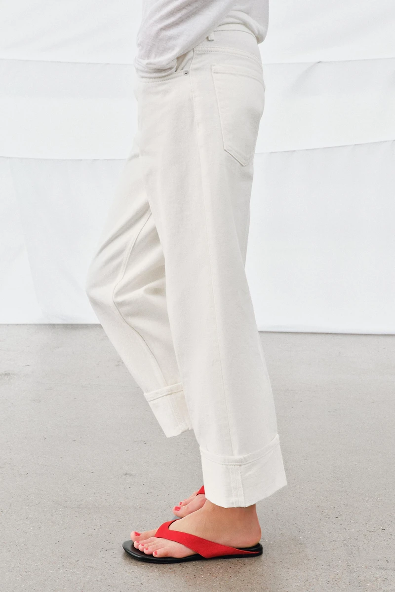 JEAN ZW COLLECTION DROIT TAILLE BASSE