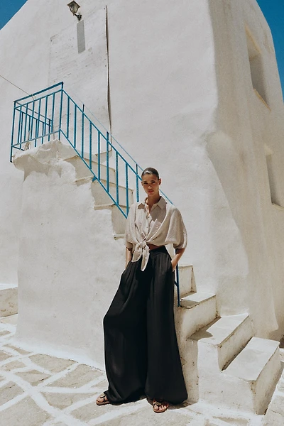 FLOWY WIDE LEG PANTS