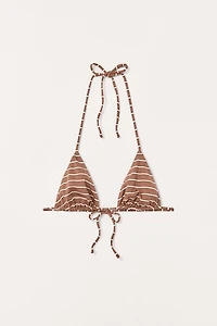 LIMITED EDITION STRIPED BIKINI TOP