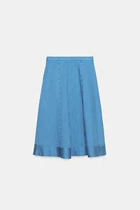 ZW COLLECTION STRIPED A-LINE SKIRT