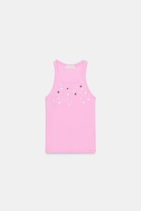 BUTTONED RIB TOP