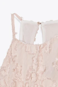 HALTER FRAY MIDI DRESS