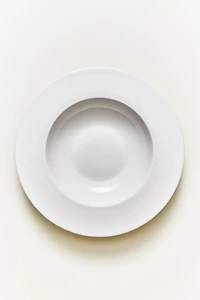 ASSIETTE CREUSE PORCELAINE BONE CHINA