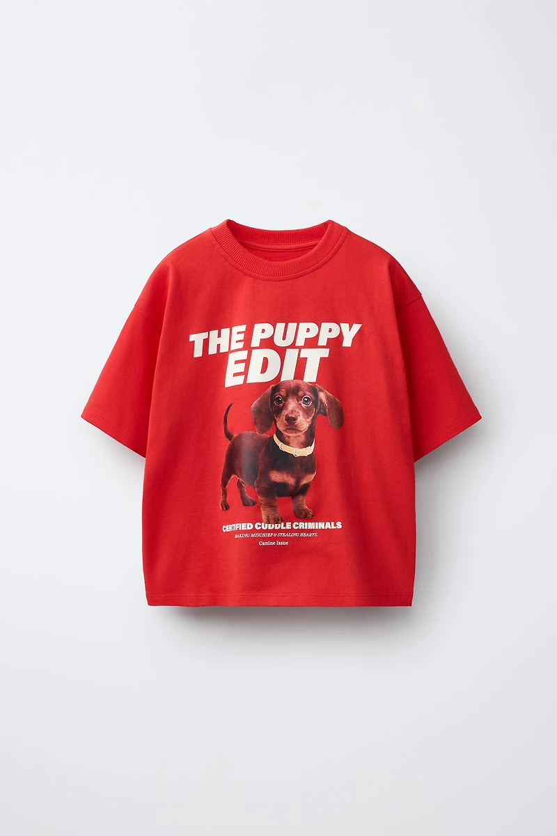 DOG PRINT T-SHIRT