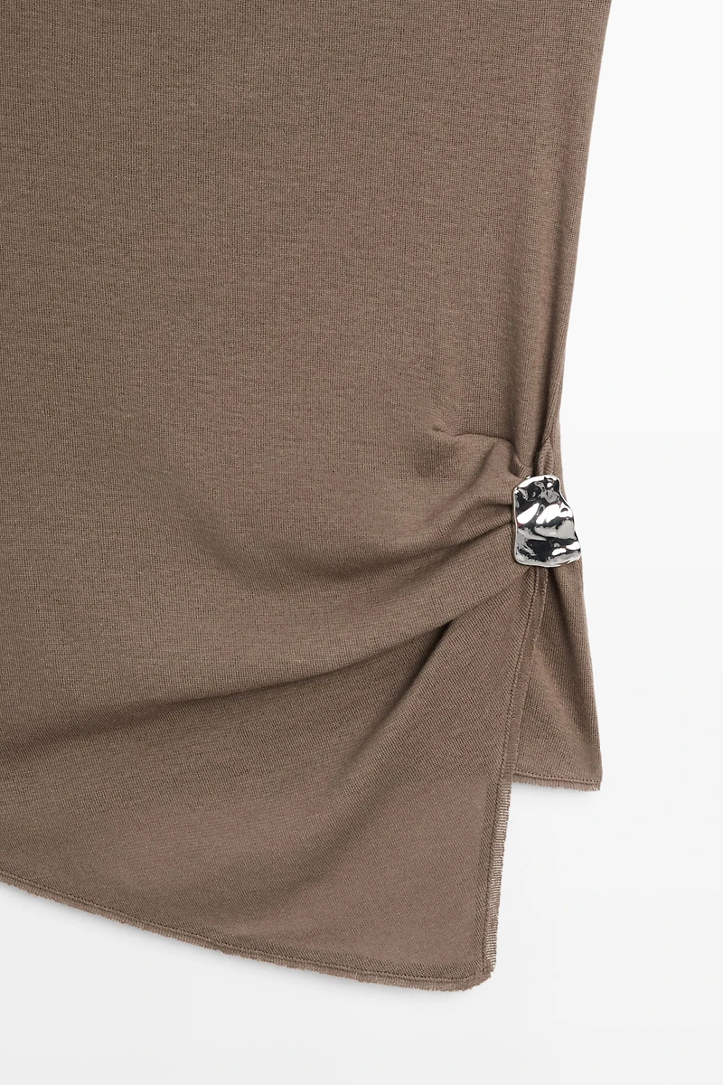 100% cotton knit top