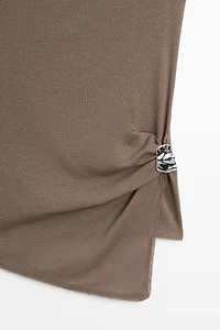100% cotton knit top