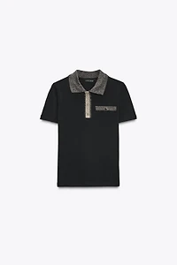 METALLIC THREAD T-SHIRT