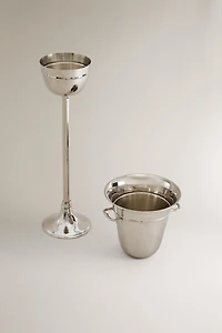 BRASS STANDING WINE COOLER