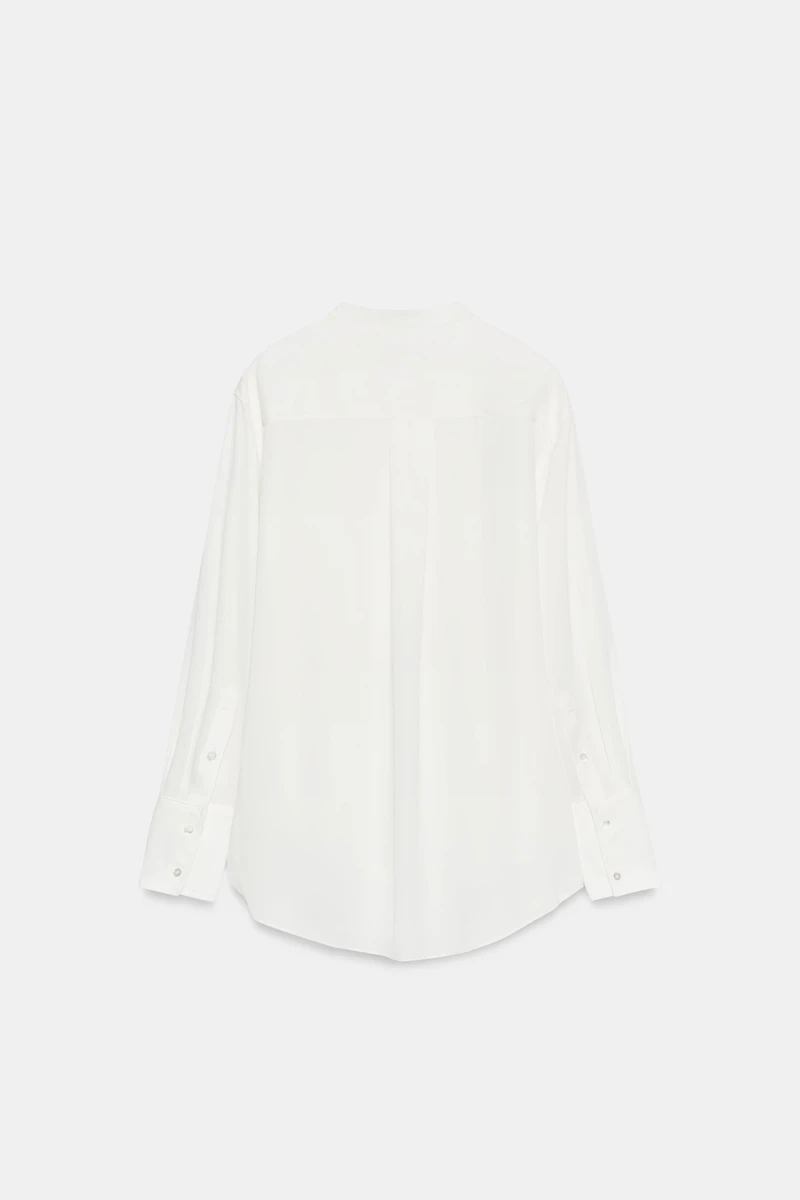 FLOWY BIB ZW COLLECTION SHIRT