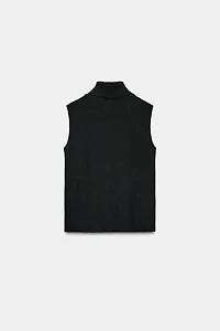 SOFT HIGH COLLAR TOP