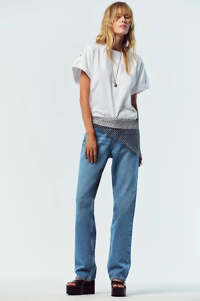 T-SHIRT PATTE BOUTON
