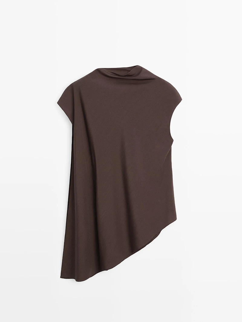 Asymmetric top with neck detail - Limited