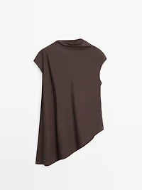Asymmetric top with neck detail - Limited
