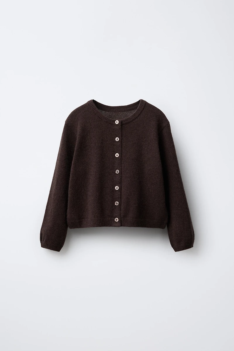 100% CASHMERE CARDIGAN