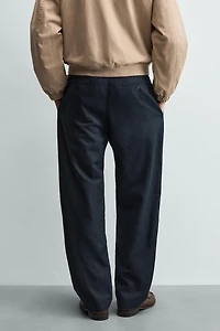 PANTALON COUPE DÉCONTRACTÉE CHANVRE - COTON