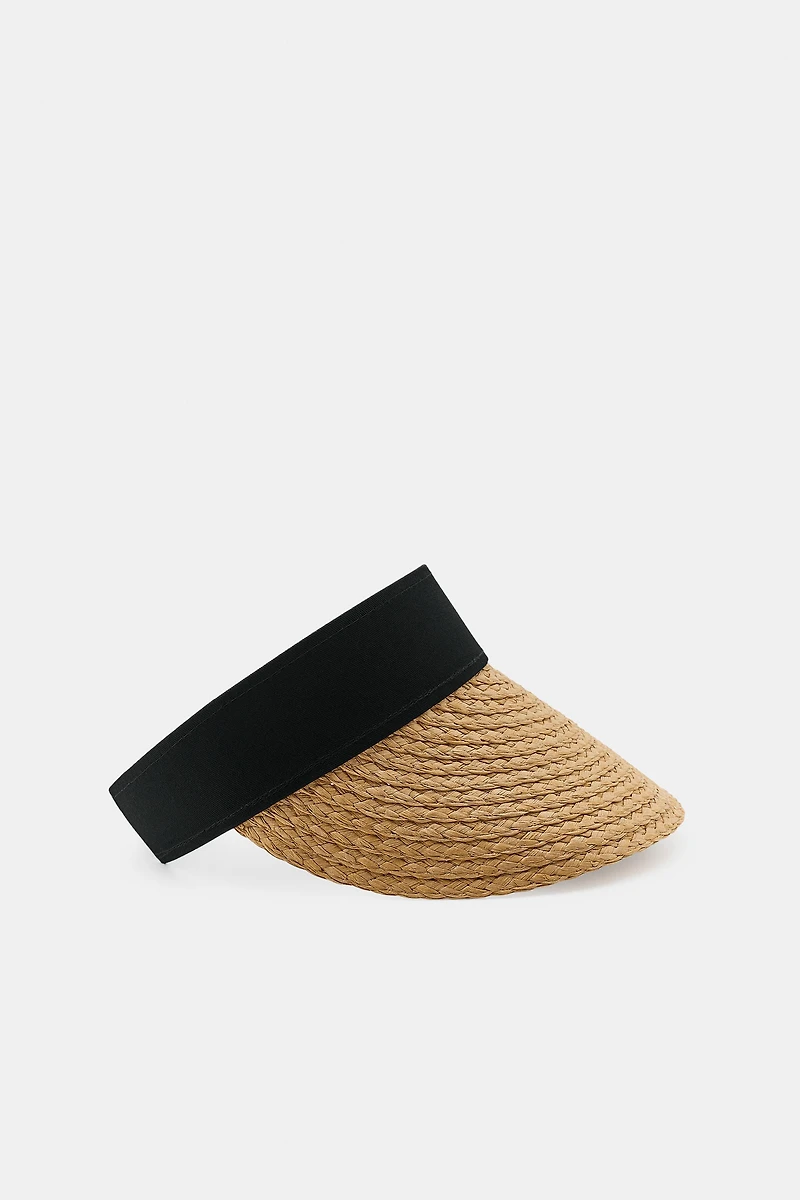 CONTRAST STRAP HEADBAND VISOR