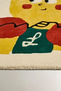 KIDS' WOOL LIMONCELLA X THE ANIMALS OBSERVATORY AREA RUG