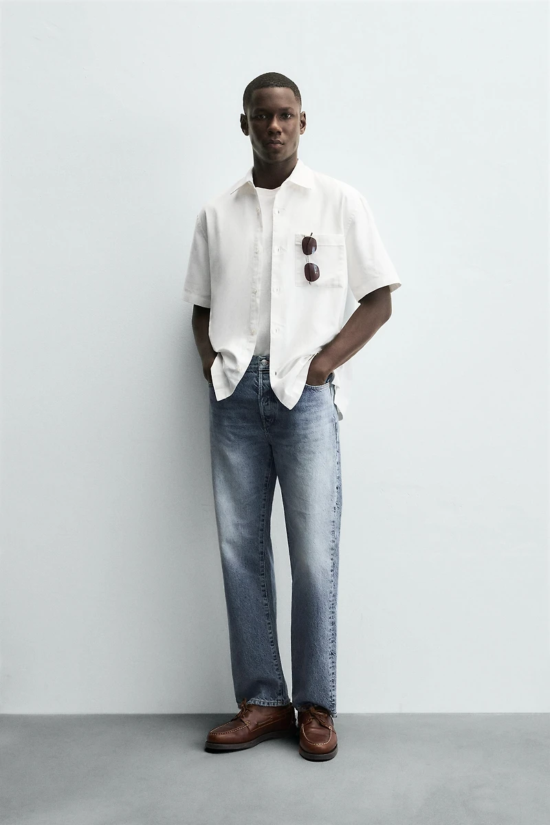 COTTON LINEN SHIRT