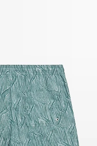 Printed swimming trunks