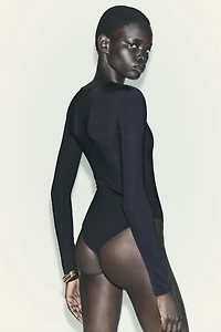 BASIC POLYAMIDE BODYSUIT