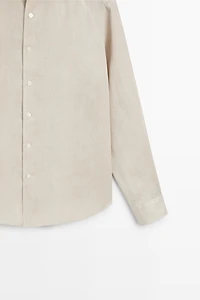 Regular fit 100% extra-fine linen shirt
