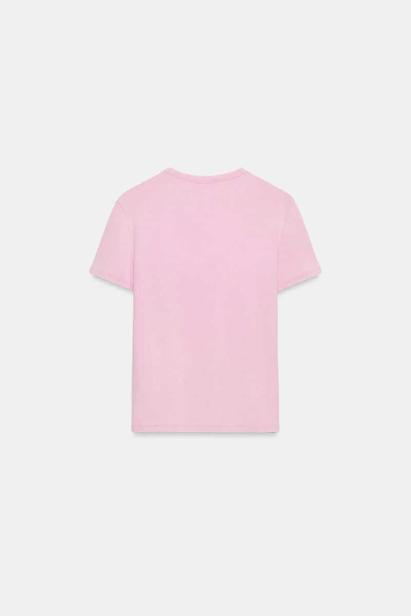 SHORT SLEEVE TEXT T-SHIRT