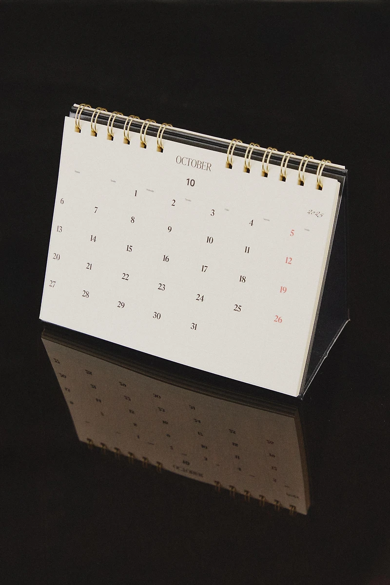 CALENDRIER DE BUREAU PAPETERIE A5