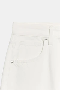TRF MID-RISE BALLOON JEANS WITH BUTTON TABS